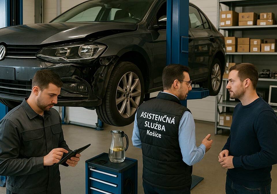 Ako prebieha oprava vozidla po nehode v autorizovanom servise.